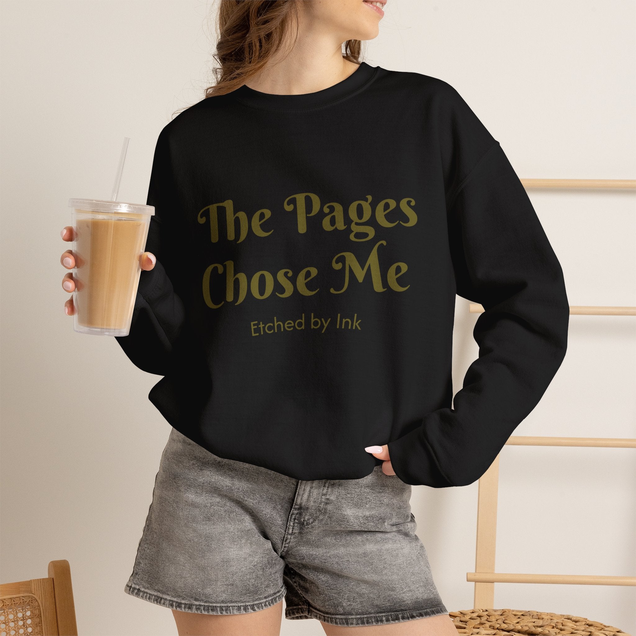 The Pages Chose Me Crewneck Sweatshirt