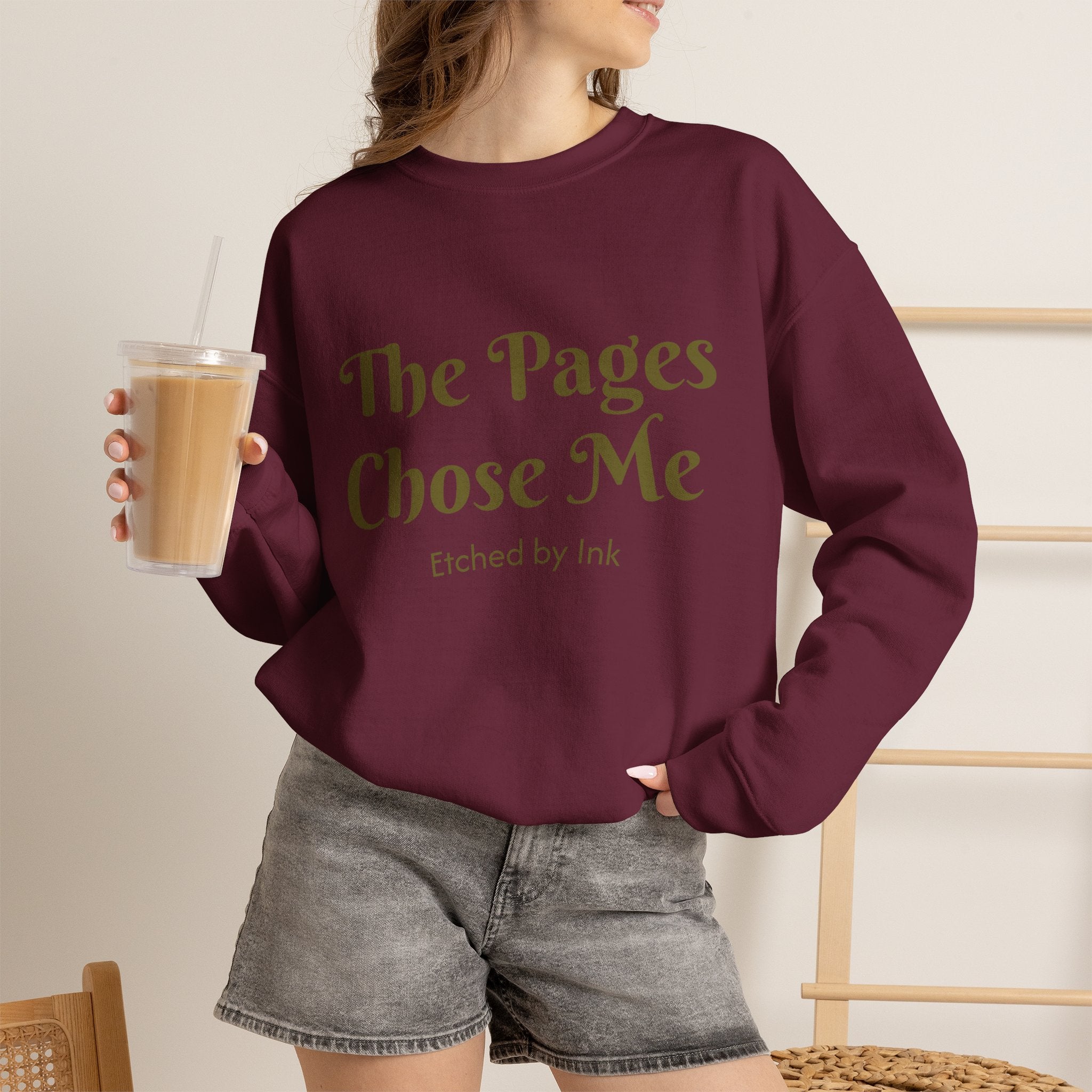 The Pages Chose Me Crewneck Sweatshirt