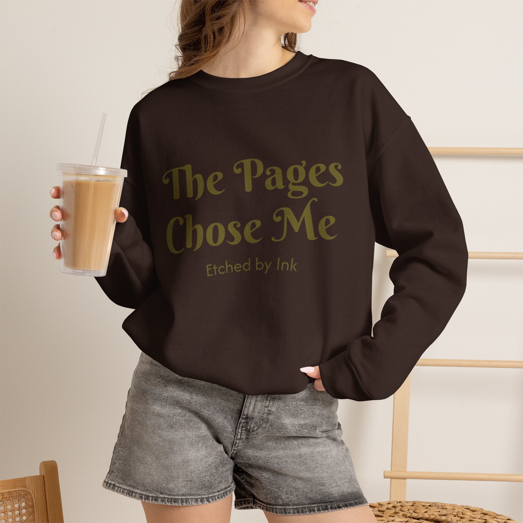 The Pages Chose Me Crewneck Sweatshirt