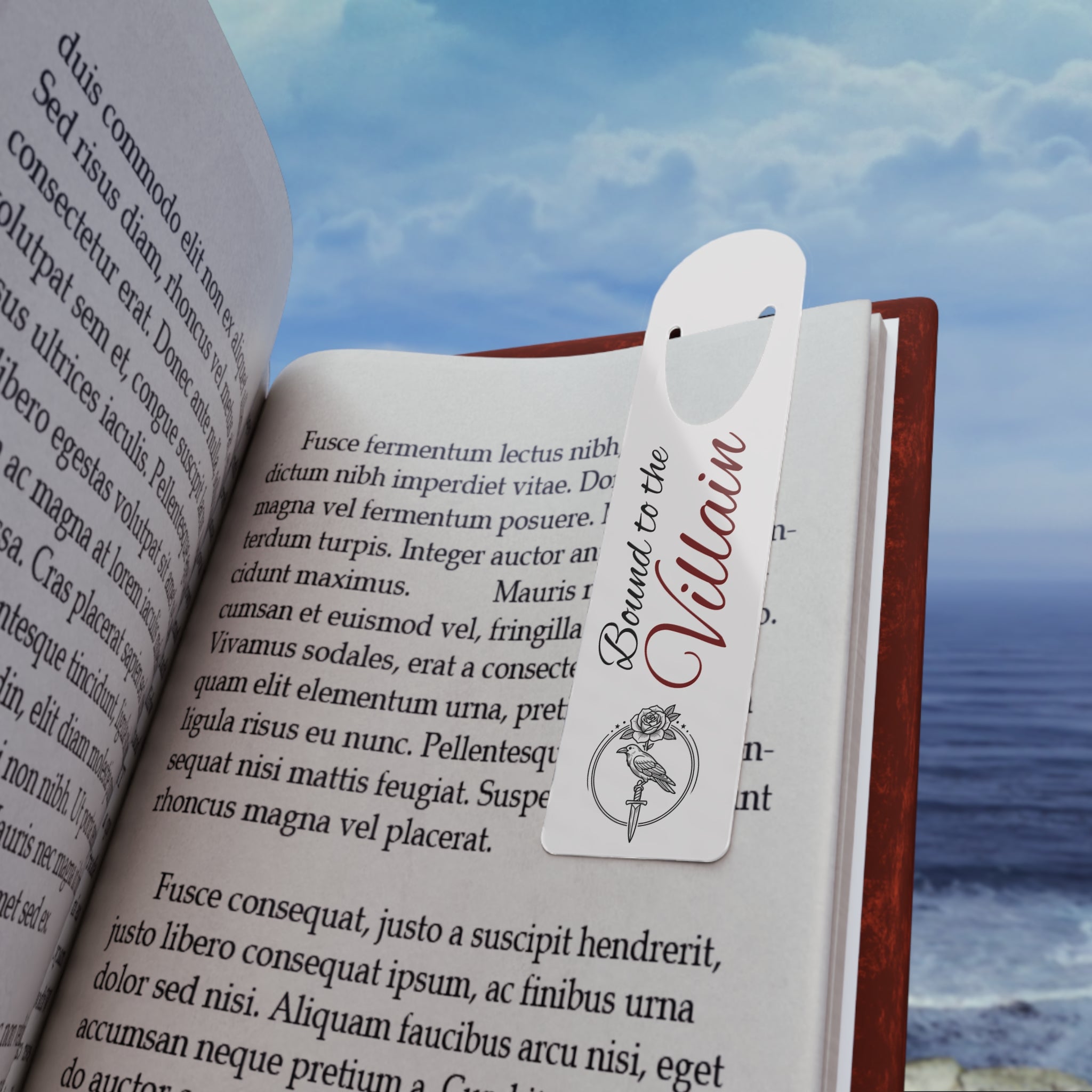 Bound to the Villain Bookmark | Bookish Bookmark | Fantasy Reader Gift | Dark Romance Bookmark | Booktok Gift