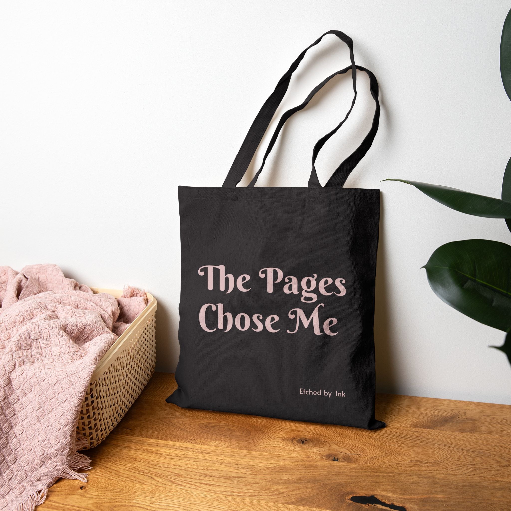 The Pages Chose Me Tote Bag